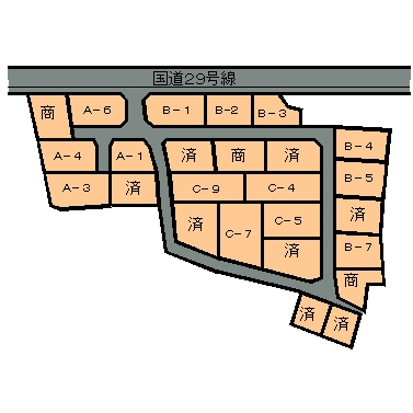 宍粟市山崎町田井 売土地間取画像