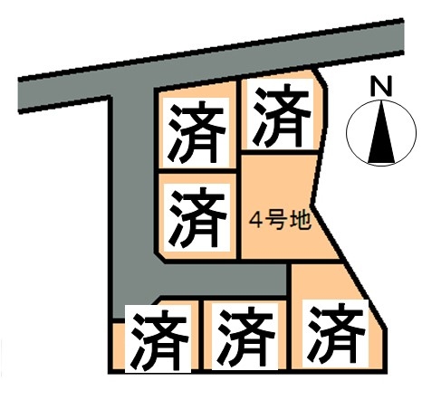 宍粟市山崎町中井 売土地間取画像