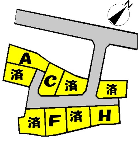 宍粟市山崎町今宿 売土地間取画像