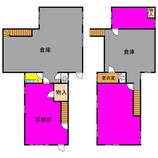 宍粟市山崎町御名 中古一戸建間取画像