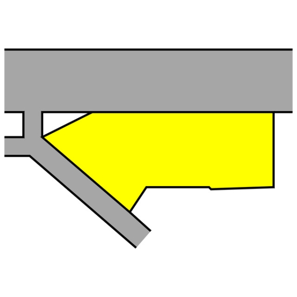 宍粟市山崎町市場 売土地間取画像