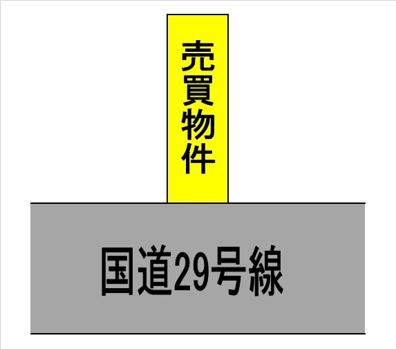 宍粟市一宮町東市場 売土地間取画像
