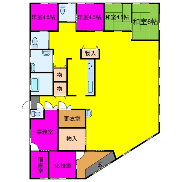 宍粟市山崎町土万 中古一戸建間取画像