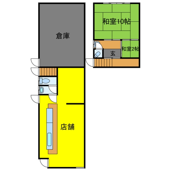 宍粟市山崎町山崎 中古一戸建間取画像