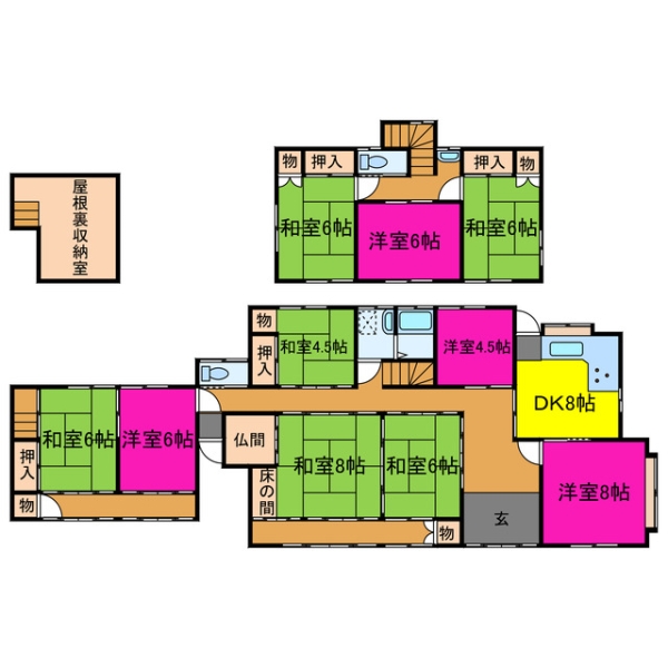 姫路市安富町三森中古戸建|(姫路市安富町三森)の中古一戸建間取画像