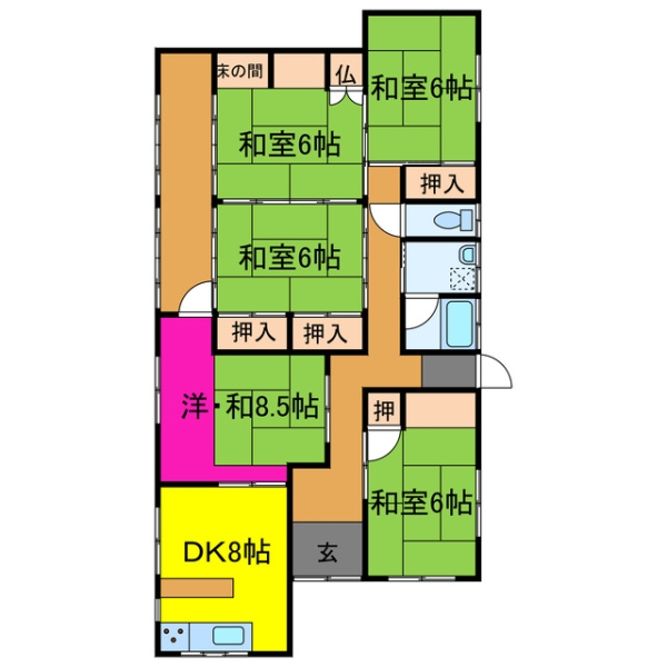 たつの市新宮町下野田中古戸建|(たつの市新宮町下野田)の中古一戸建間取画像