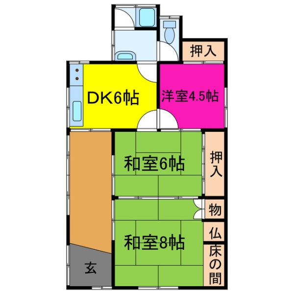 安積戸建|(宍粟市一宮町安積)の中古一戸建間取画像