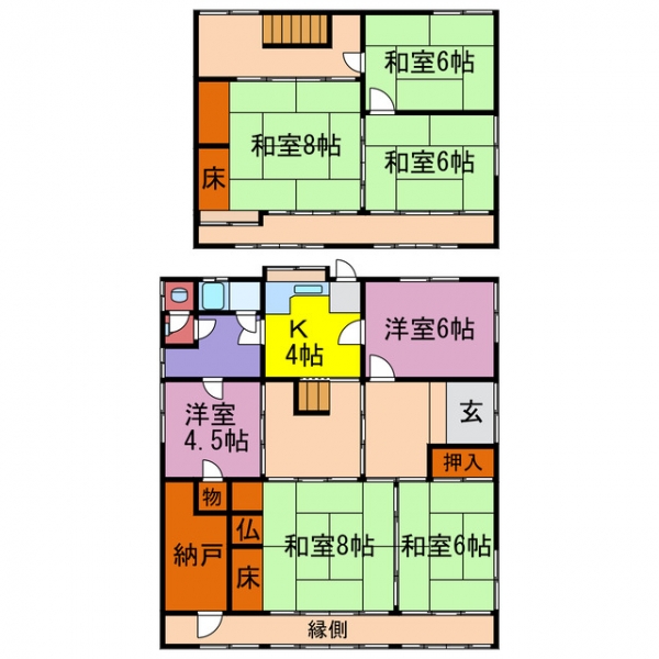 神崎郡福崎町南田原 中古一戸建間取画像