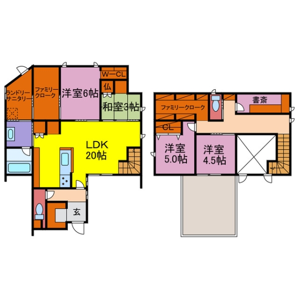 神崎郡福崎町福田 中古一戸建間取画像