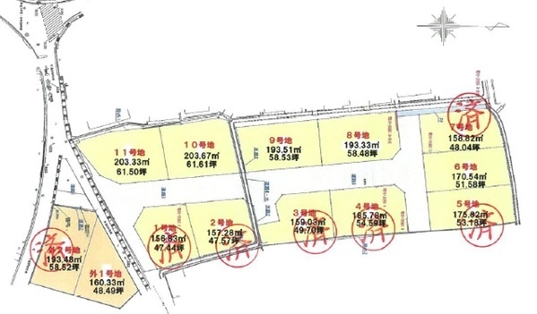 神崎郡福崎町福崎新 売土地間取画像