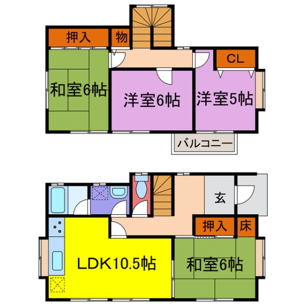 神崎郡福崎町西田原中古戸建|(神崎郡福崎町西田原)の中古一戸建間取画像
